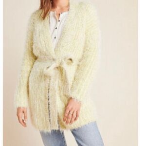 NWOT Anthropologie Shimmer Cardigan Size XS